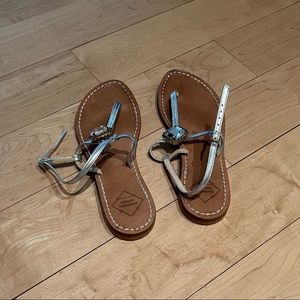 Emanuela Caruso Gemstone Silver Sandals